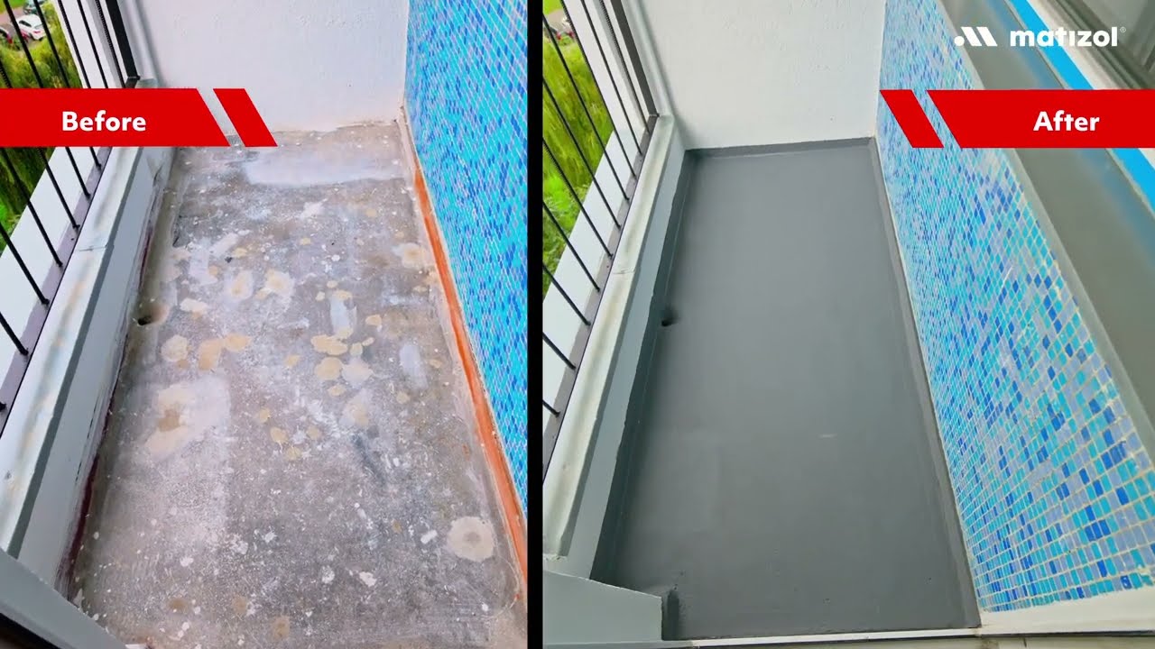 MATIZOL COLOR DECK waterproofing coating for balconies and terraces.APPLICATION INSTRUCTIONS