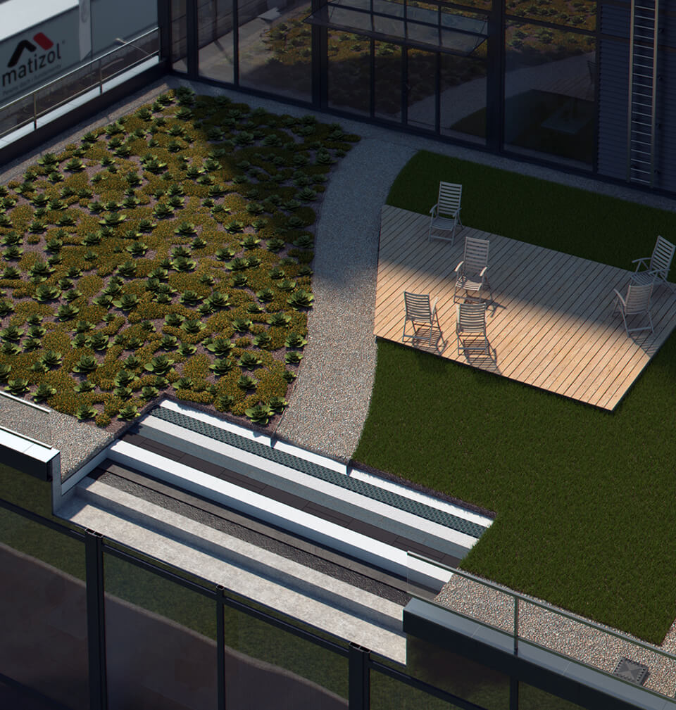 Garden on the rooftop? Green Roof in Matizol Green Roof System – advantages for the investor